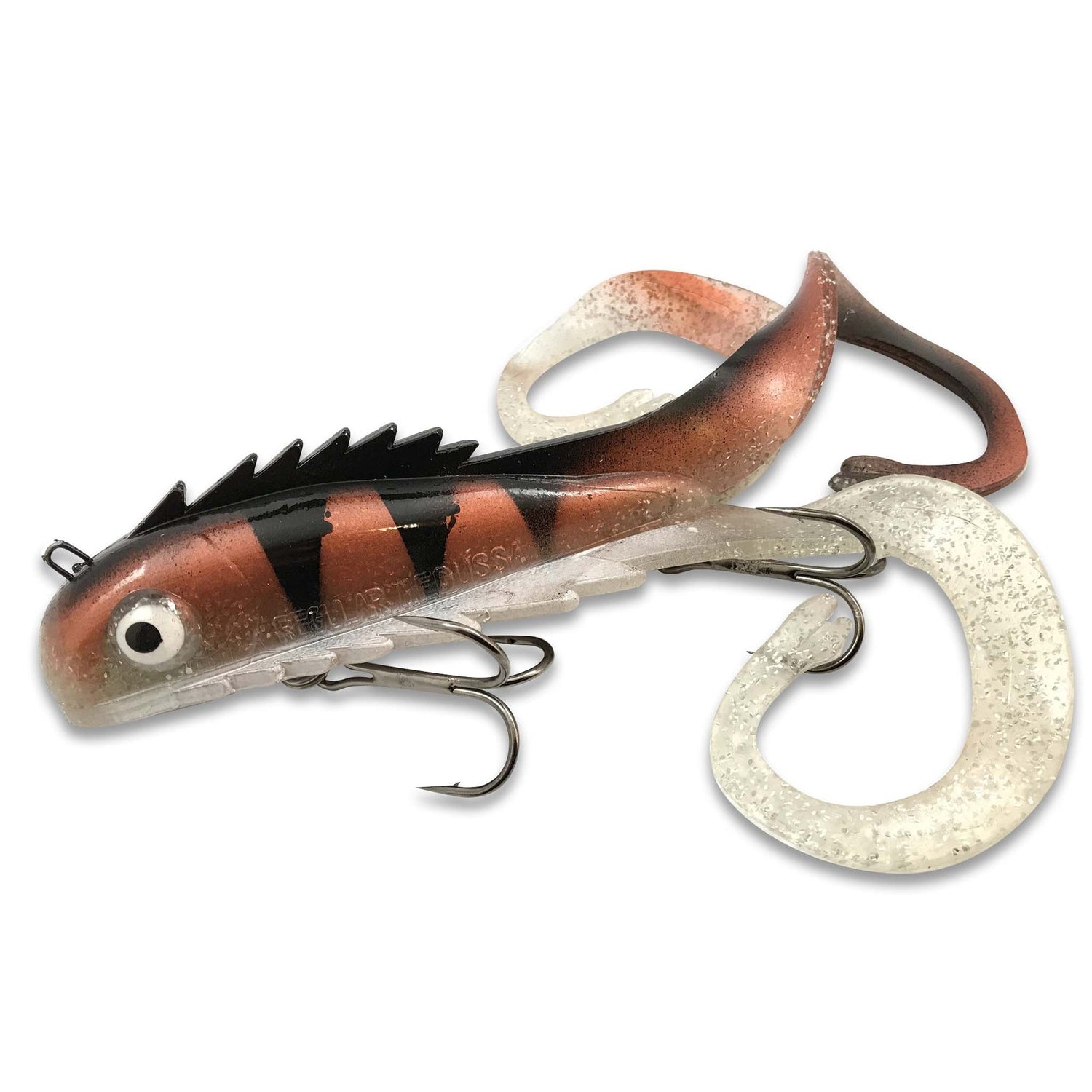 View of Rubber Chaos Tackle Medussa Regular Shallow Copperback available at EZOKO Fishing