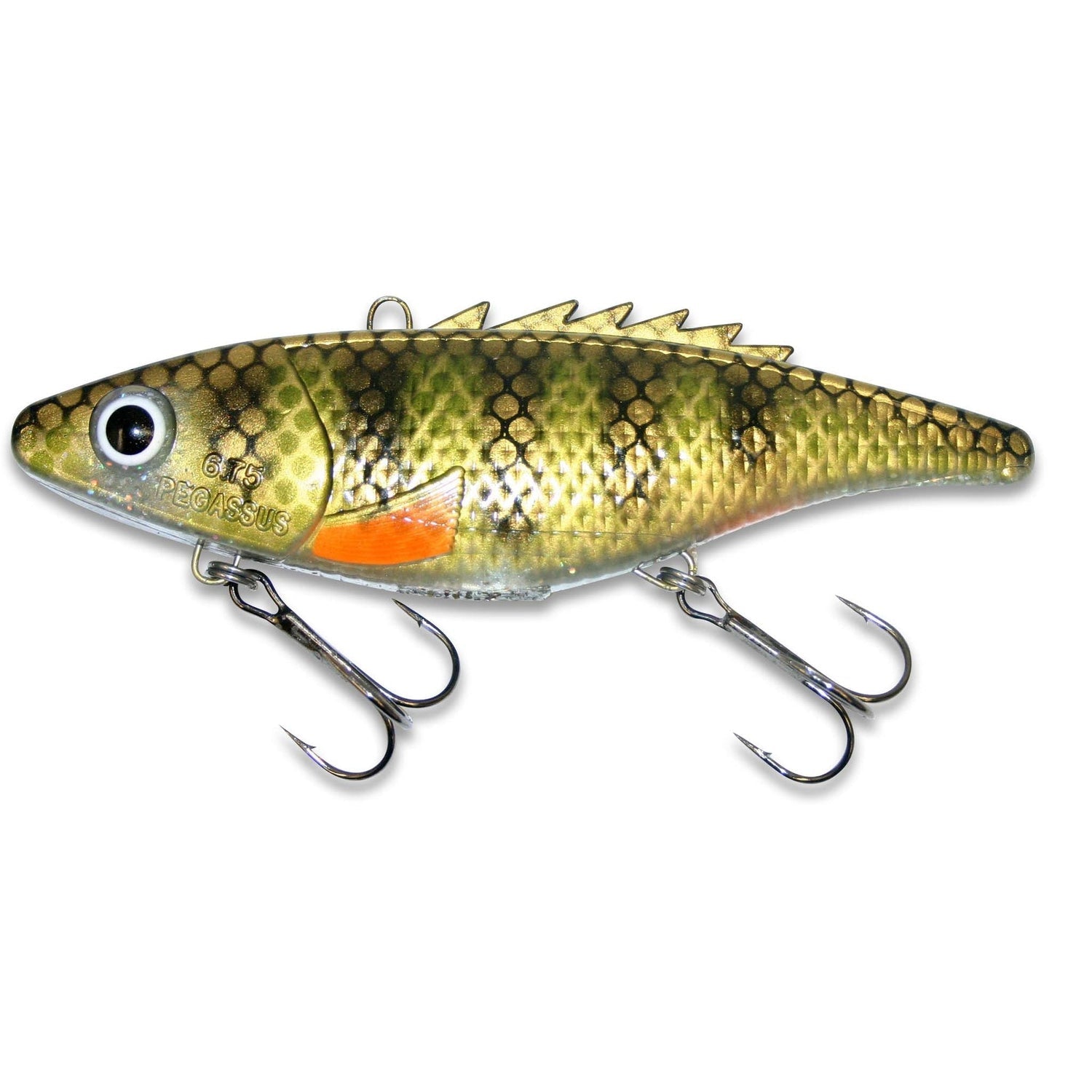 View of Lipless_Crankbaits Chaos Tackle Pegassus Lipless Crankbait Hot Perch available at EZOKO Fishing