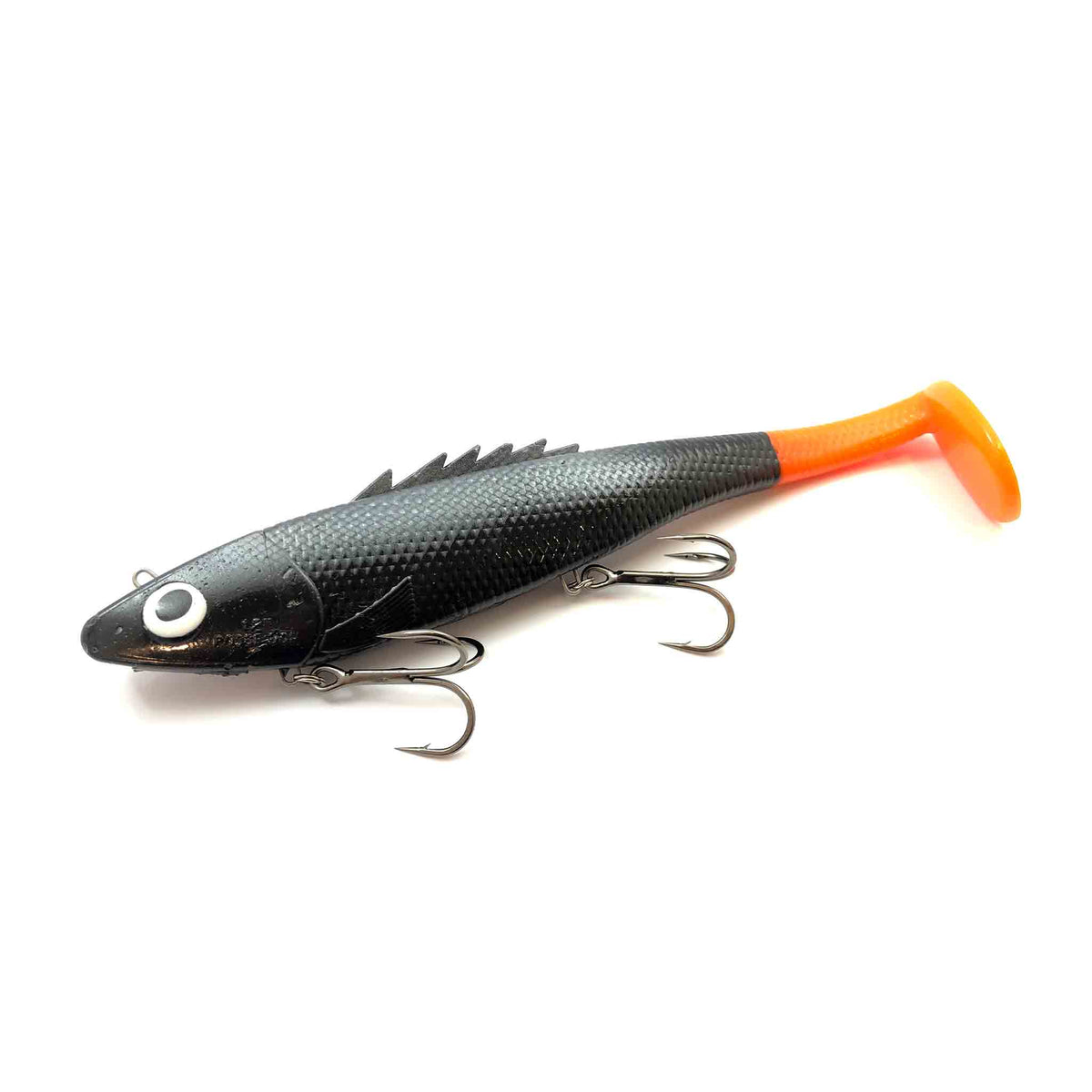 Chaos Tackle Posseidon 12" Black / Orange Swimbaits