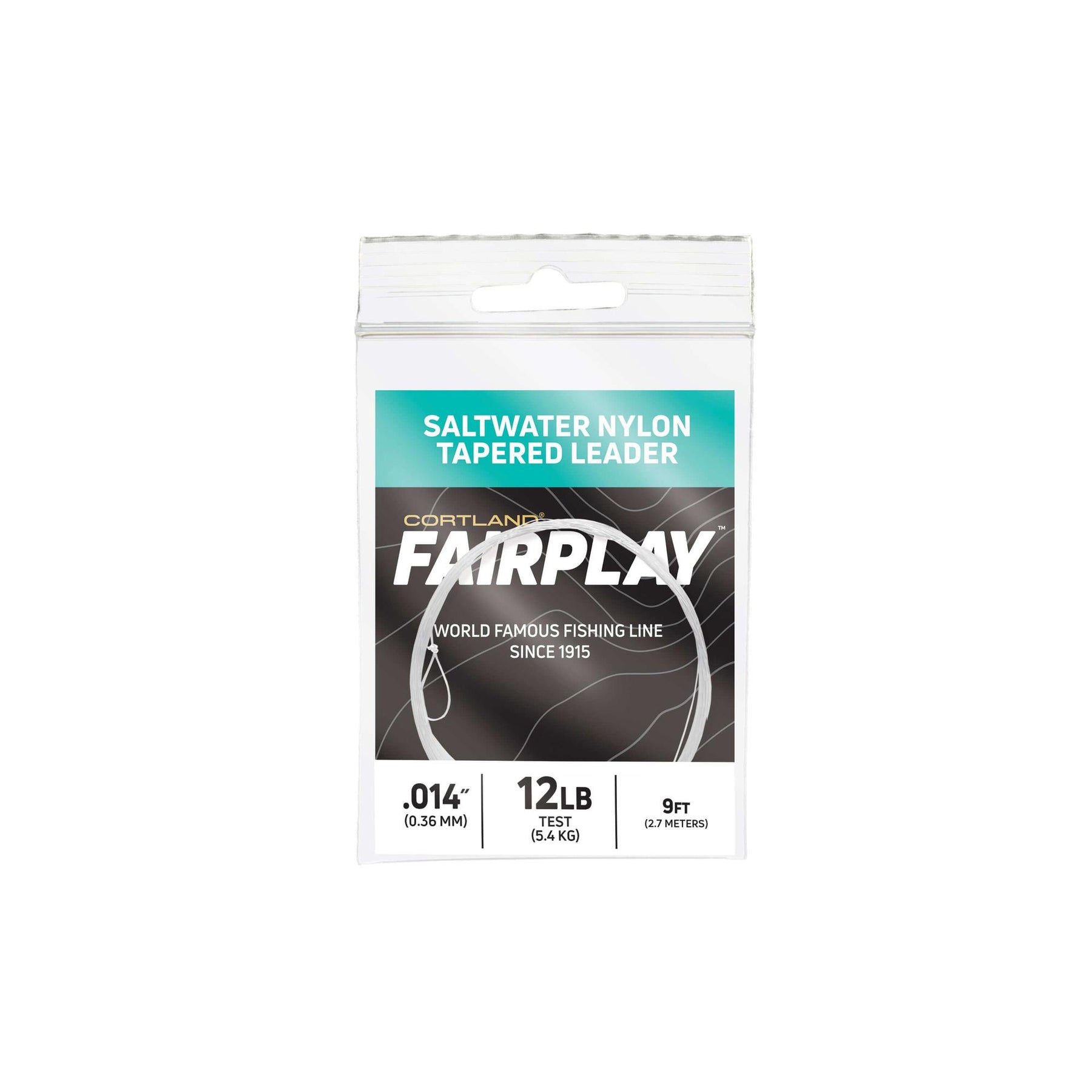 View of Cortland Fairplay Saltwater Leader available at EZOKO Pike and Musky Shop