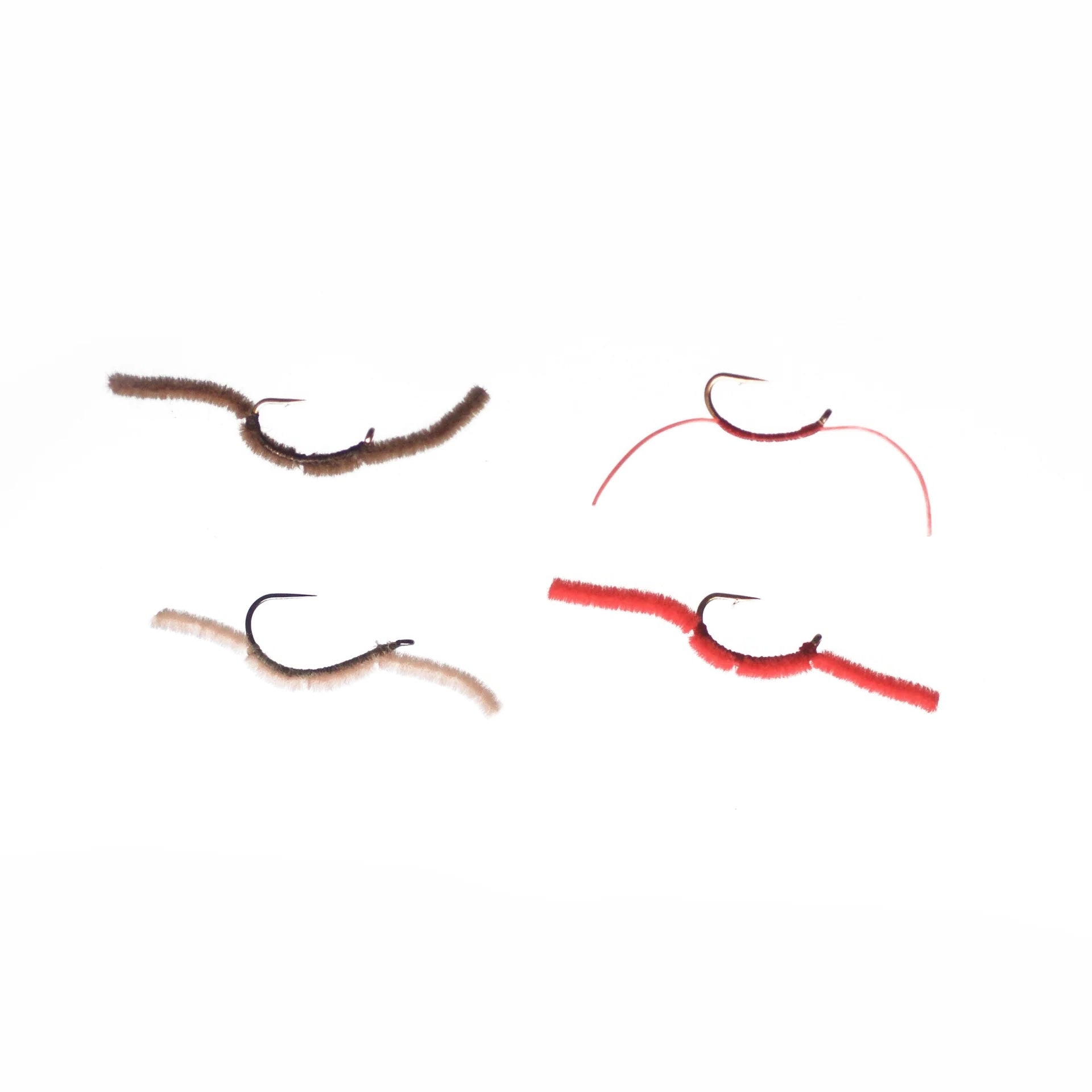 View of Cortland San Juan Worm Assortment - 4 Pack available at EZOKO Fishing