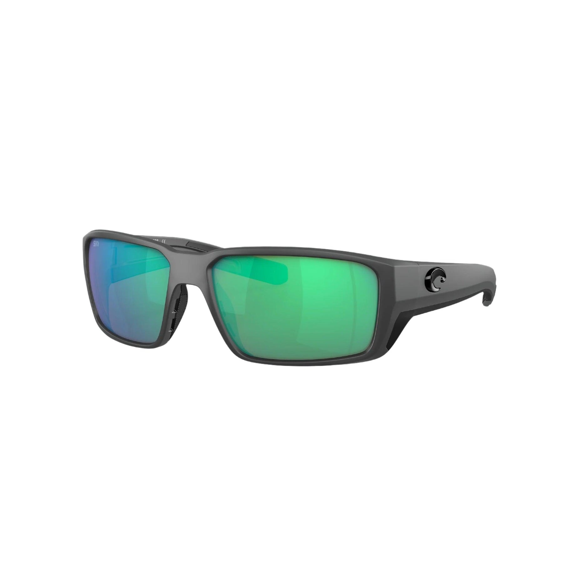 View of Sunglasses Costa Fantail Pro Matte Grey Green Mirror 580G available at EZOKO Pike and Musky Shop