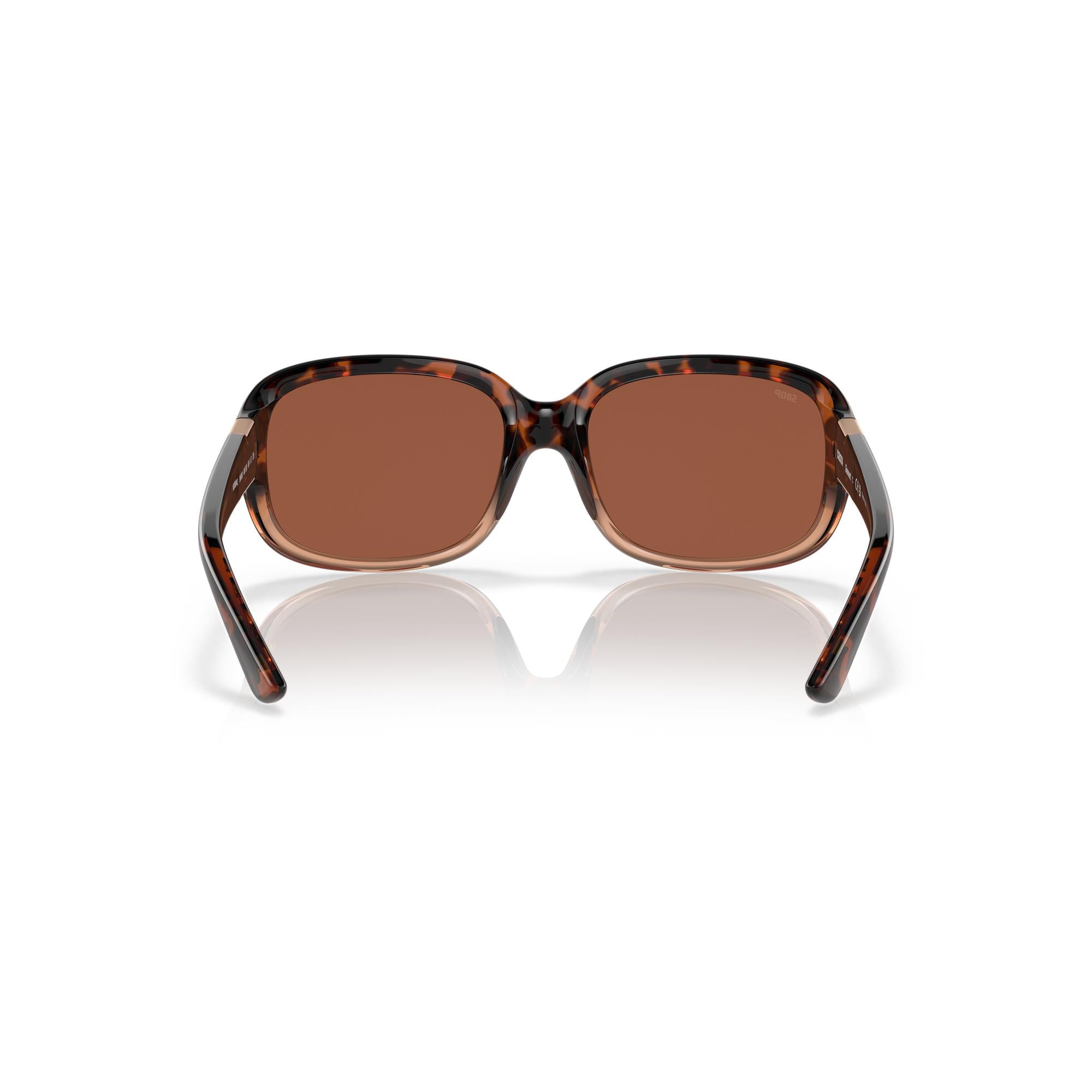 View of Sunglasses Costa Gannet Shiny Tortoise Fade Frame Copper 580P available at EZOKO Pike and Musky Shop