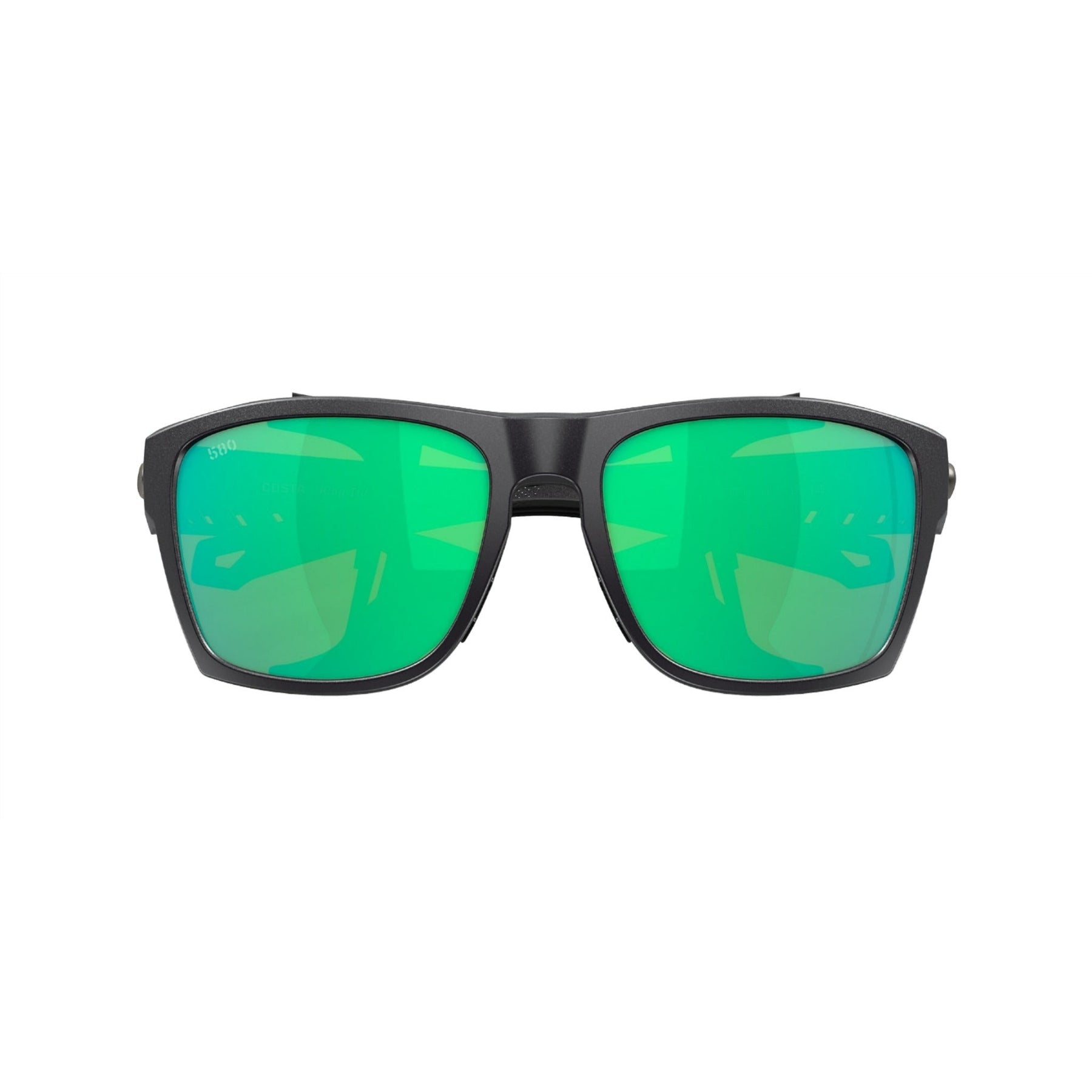 View of Sunglasses Costa King Tide 6 Black Green Mirror available at EZOKO Pike and Musky Shop