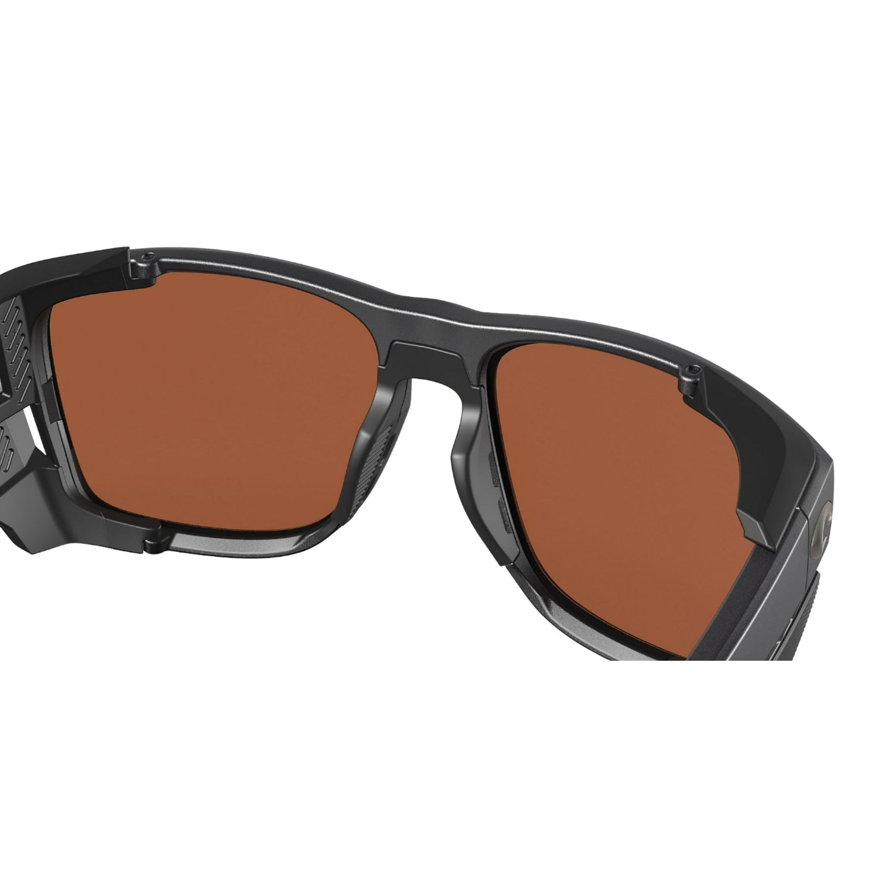 View of Sunglasses Costa King Tide 6 Black Green Mirror available at EZOKO Pike and Musky Shop