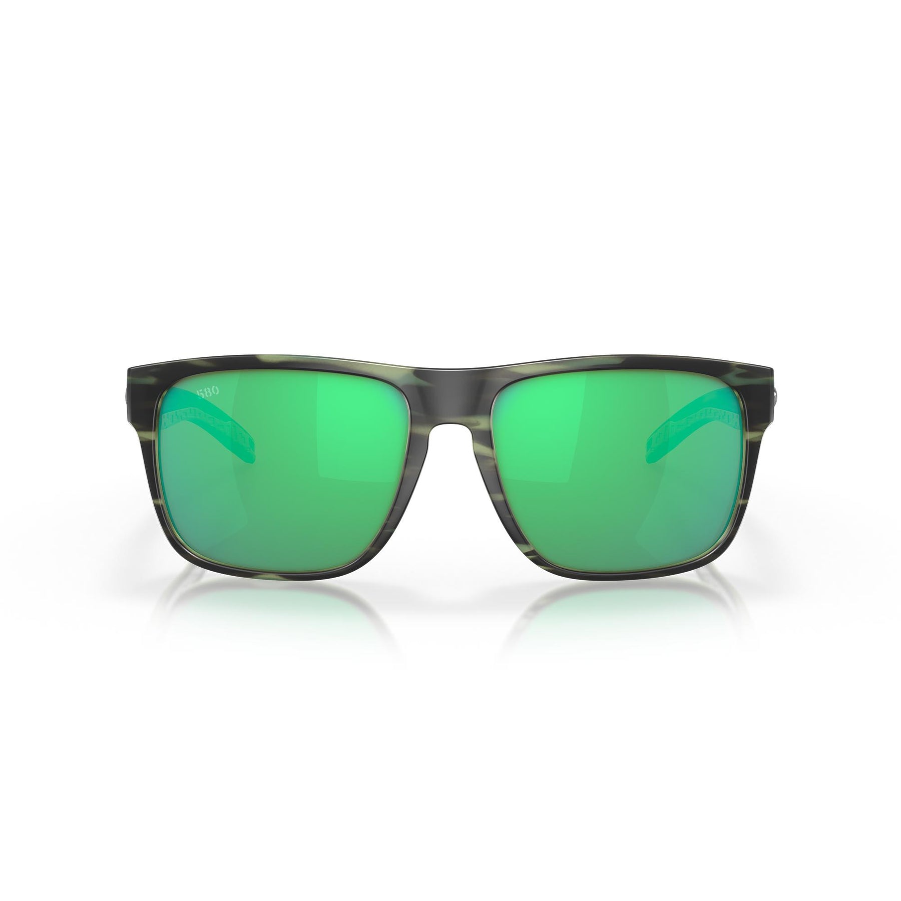 View of Sunglasses Costa Spearo XL Matte Reef Green Mirror 580G available at EZOKO Pike and Musky Shop