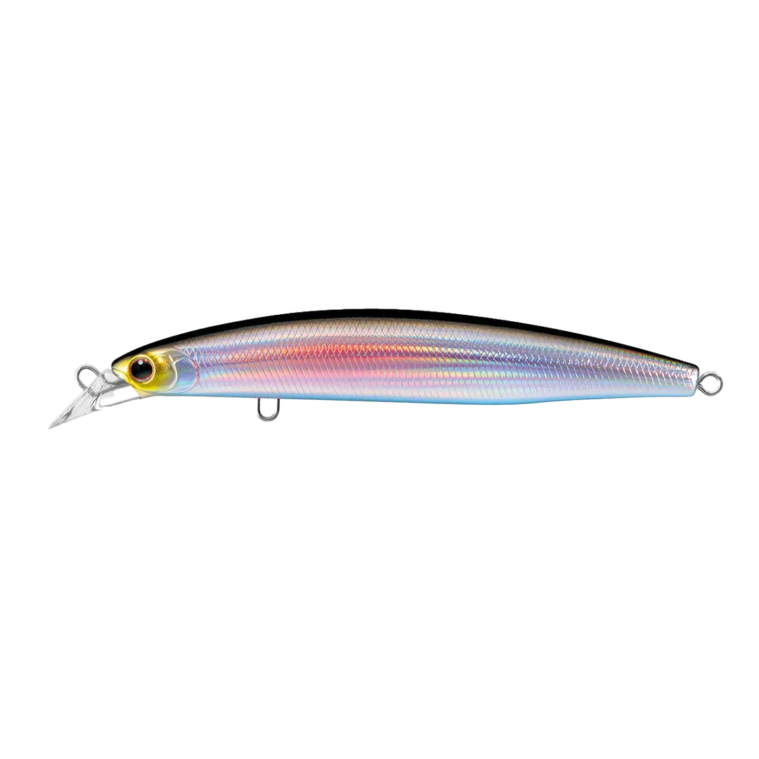 View of DAIWA SALT PRO MINNOW LONG CAST HD Laser Shiner available at EZOKO Fishing