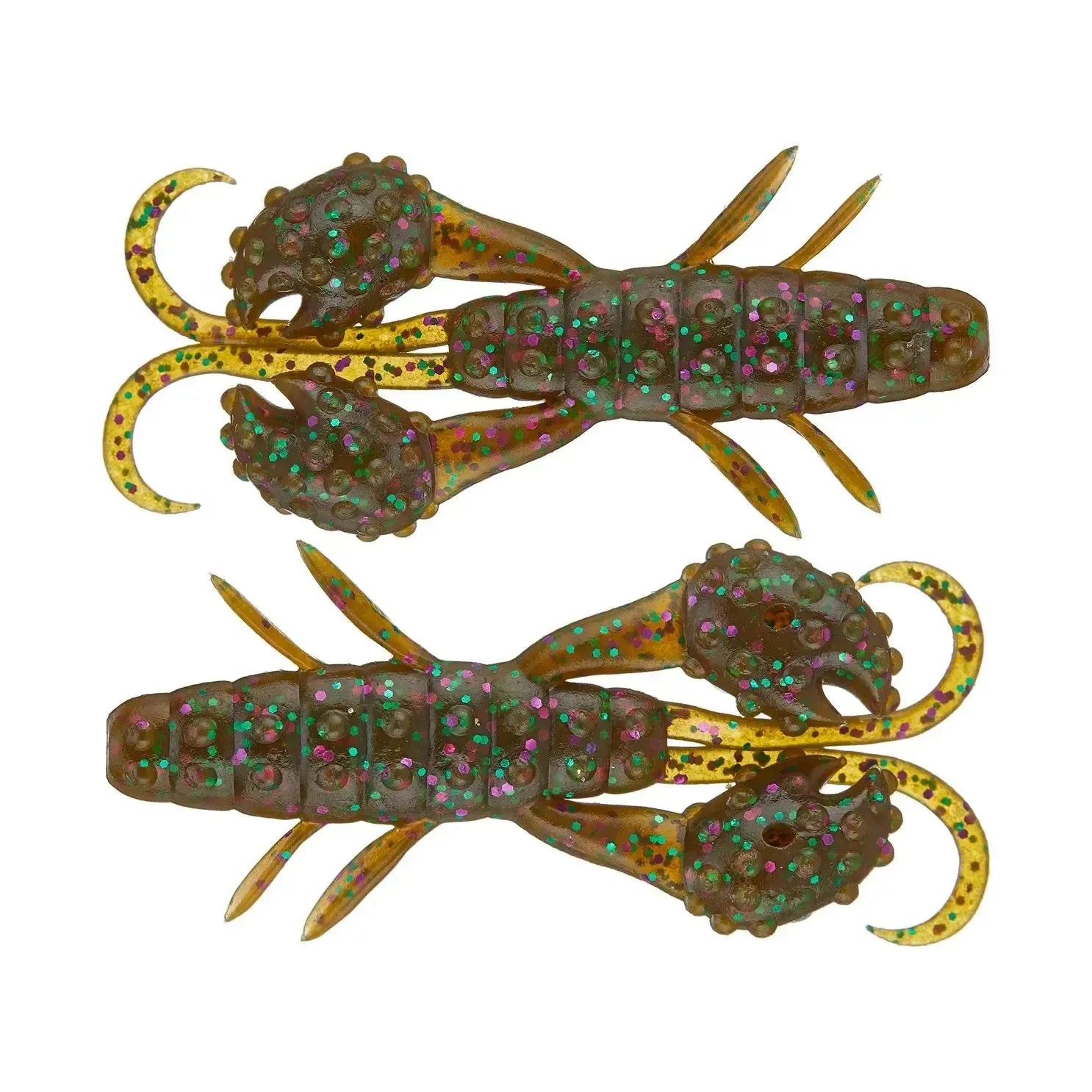 View of Softbaits Deps Beckon Craw 3.5" Green Pumpkin available at EZOKO Fishing
