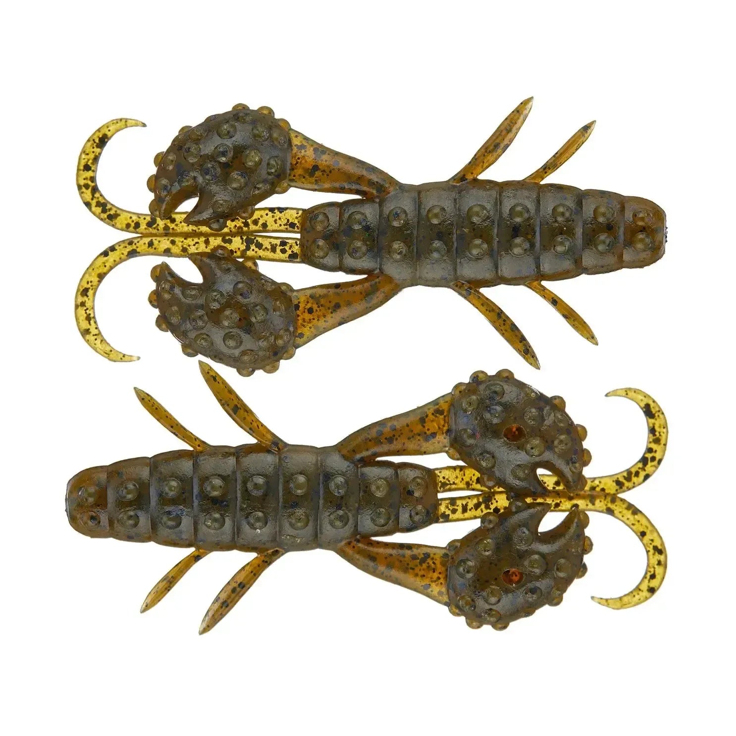 View of Softbaits Deps Beckon Craw 3.5" Green Pumpkin / Blue Flake available at EZOKO Fishing