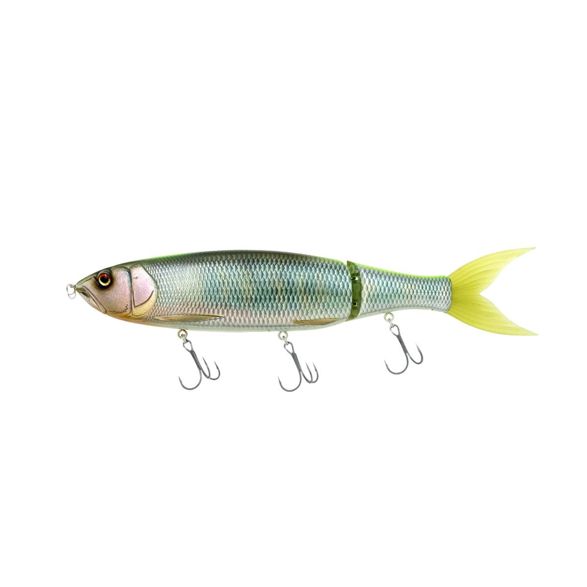 View of Deps Giragira Kougeki Glide Bait Real Keta Bass available at EZOKO Fishing