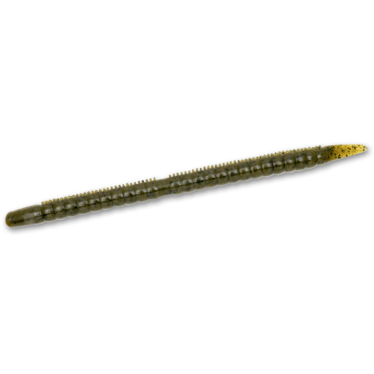 View of Softbaits Deps Kinco Air Worm 13" Green Pumpkin available at EZOKO Fishing
