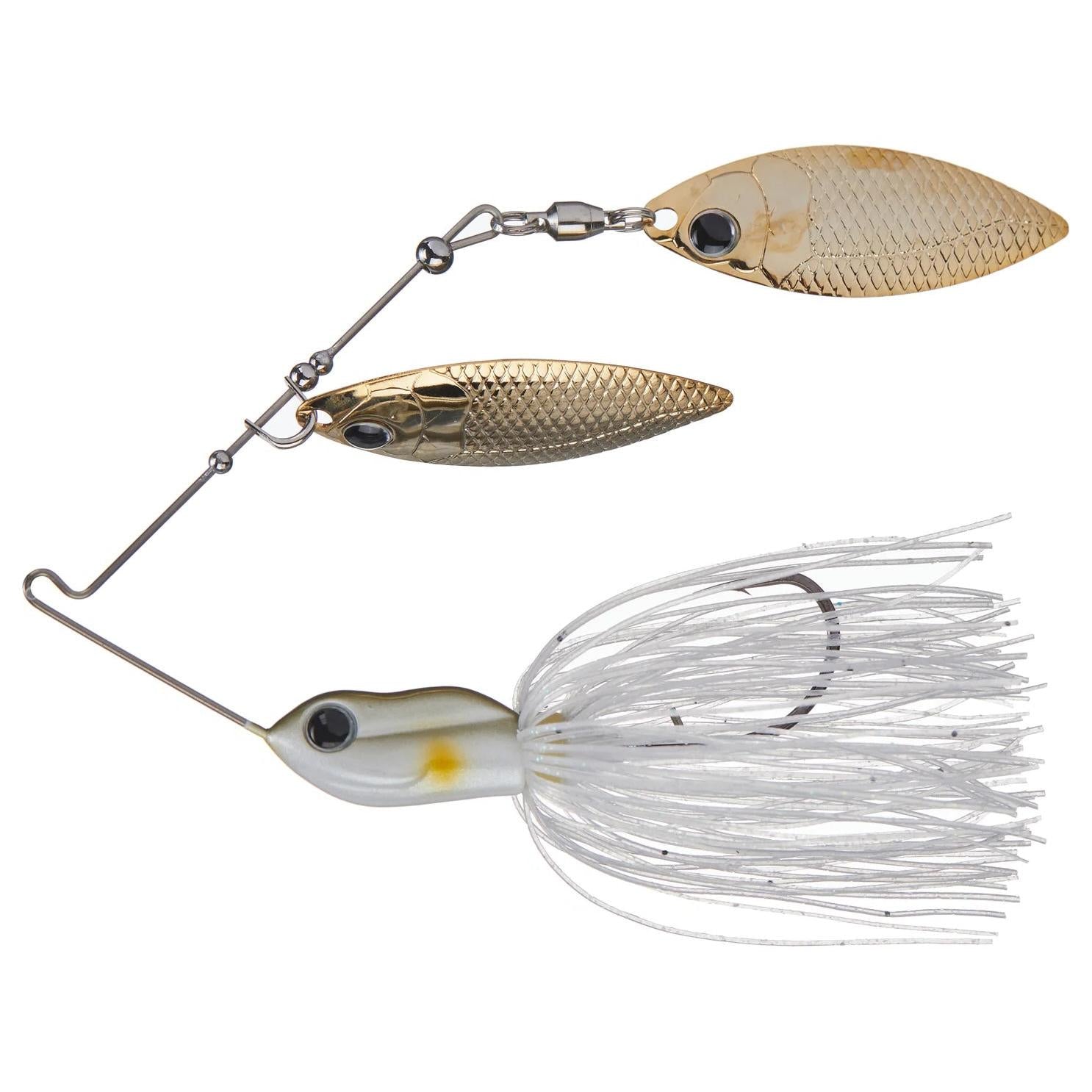 View of Spinnerbaits Deps Mini Bros Finess Double Willow Spinnerbait 1/2oz Ayu available at EZOKO Fishing