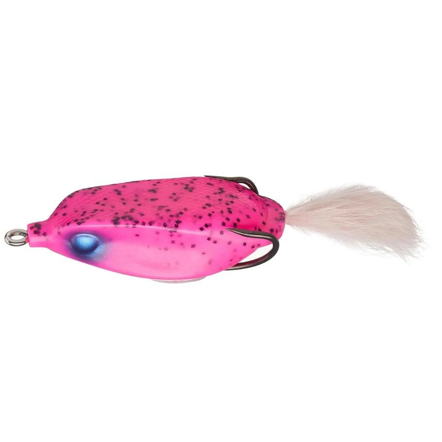 View of Topwaters Deps Slither K Hollow Body Frog Bubble Gum Pepper available at EZOKO Fishing