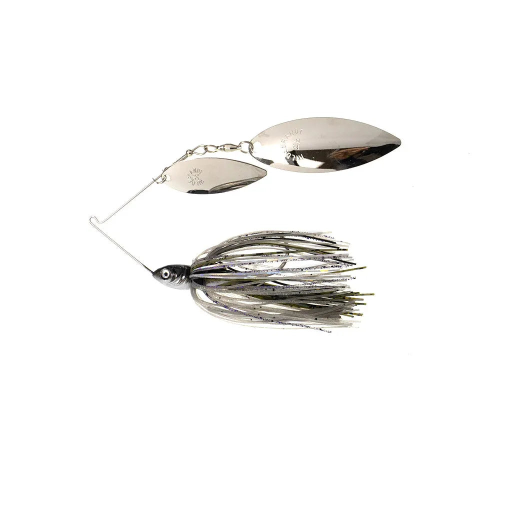 View of Spinnerbaits Dirty Jigs Tackle Compact Spinnerbait 1/2oz Magic Shad available at EZOKO Fishing