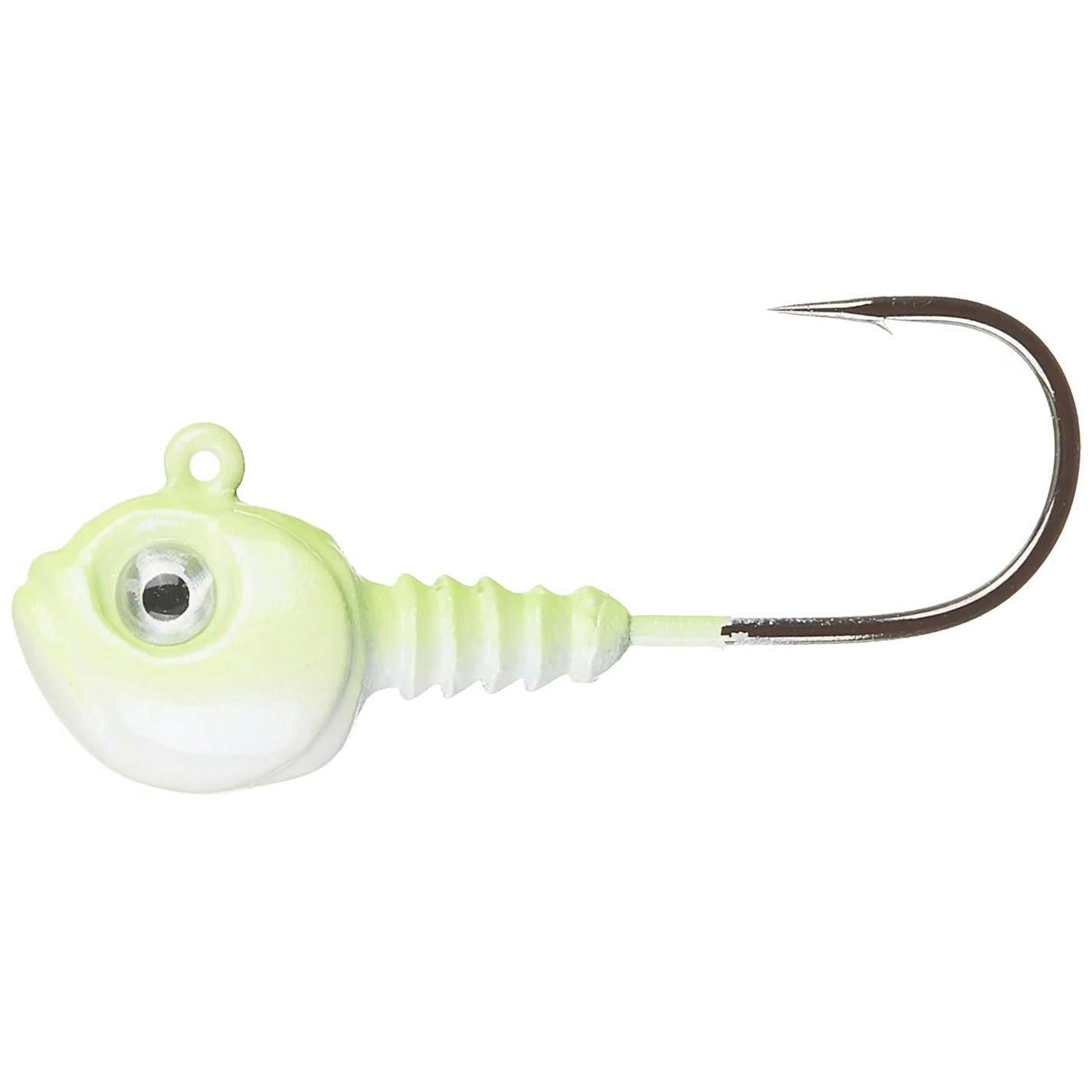 View of Swimbait Jigs Dirty Jigs Tackle Guppy Swimbait Jig Head 1/4oz 1/0 Chartreuse Shad available at EZOKO Fishing