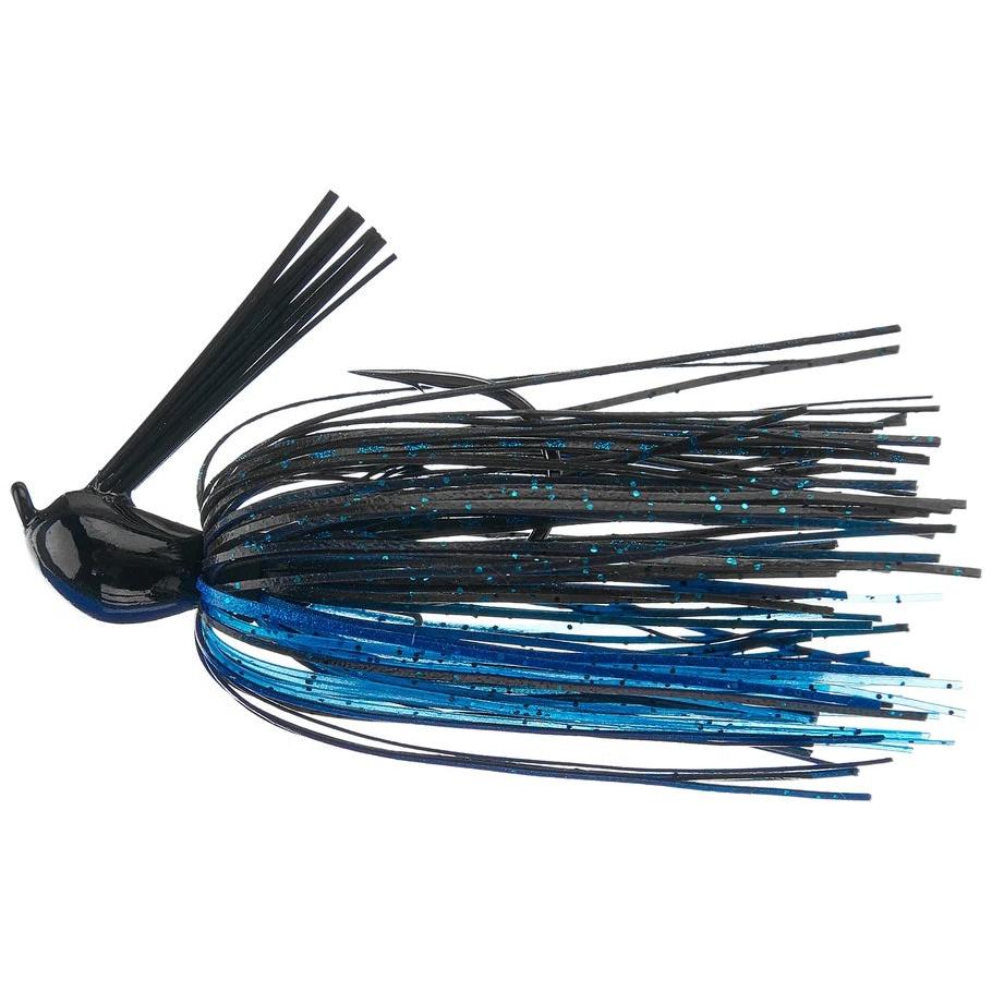 View of Pitching Jigs Dirty Jigs Tackle Luke Clausen Compact Pitchin Jig 3/8oz Black Blue available at EZOKO Fishing