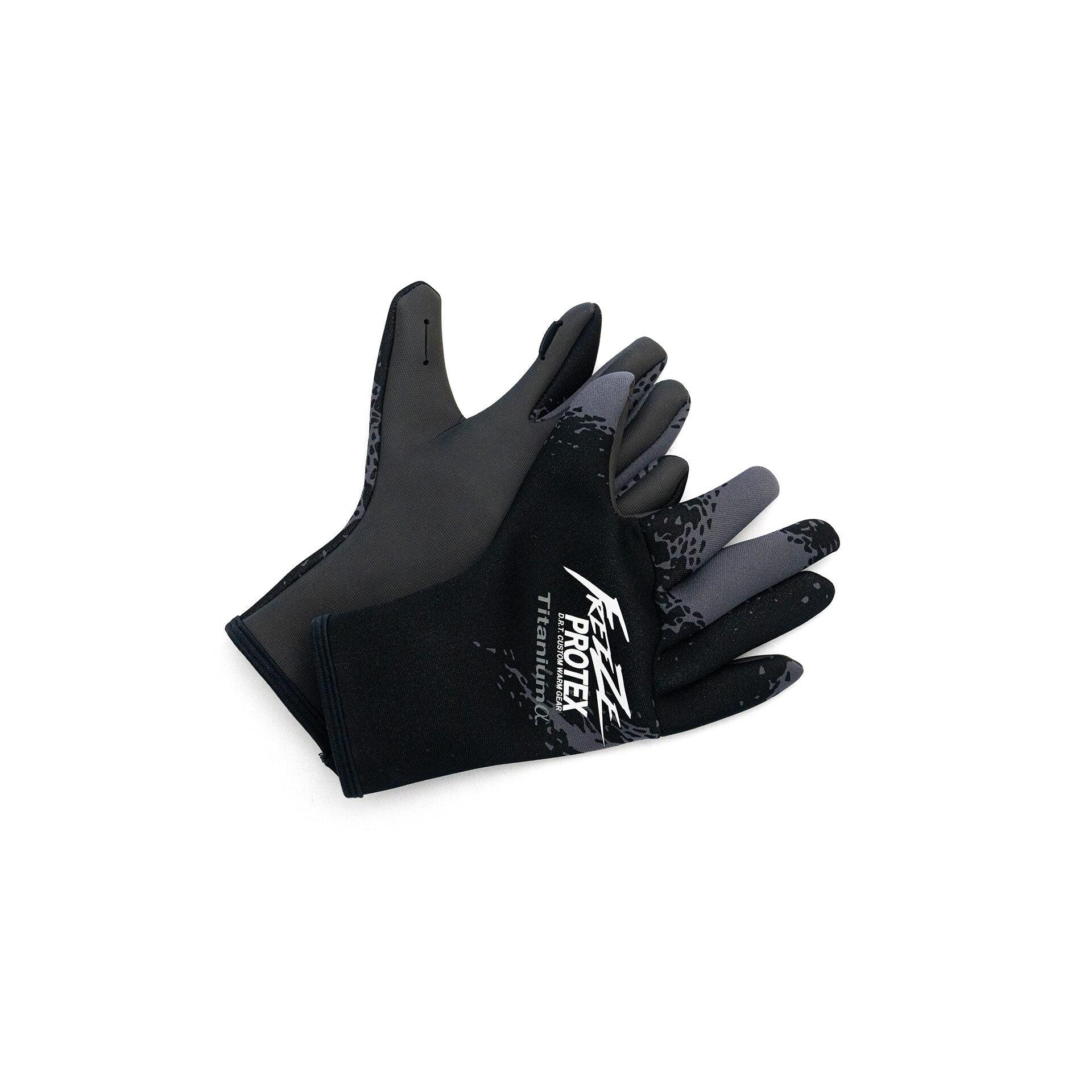 View of DRT inc. FREEZE PROTEX Neoplane Glove Gen2 Black / Gray S available at EZOKO Fishing