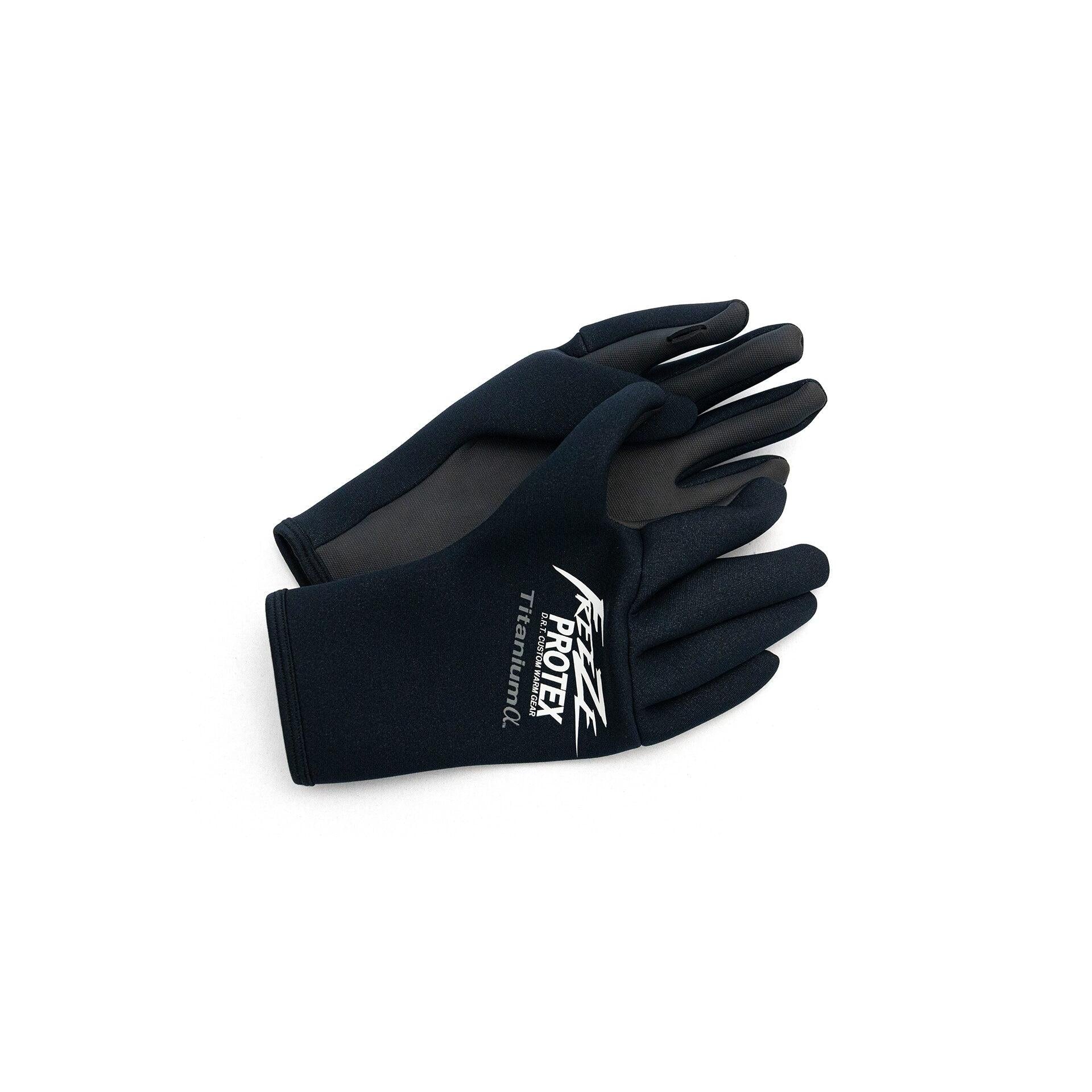View of DRT inc. FREEZE PROTEX Neoplane Glove Gen2 Black S available at EZOKO Fishing