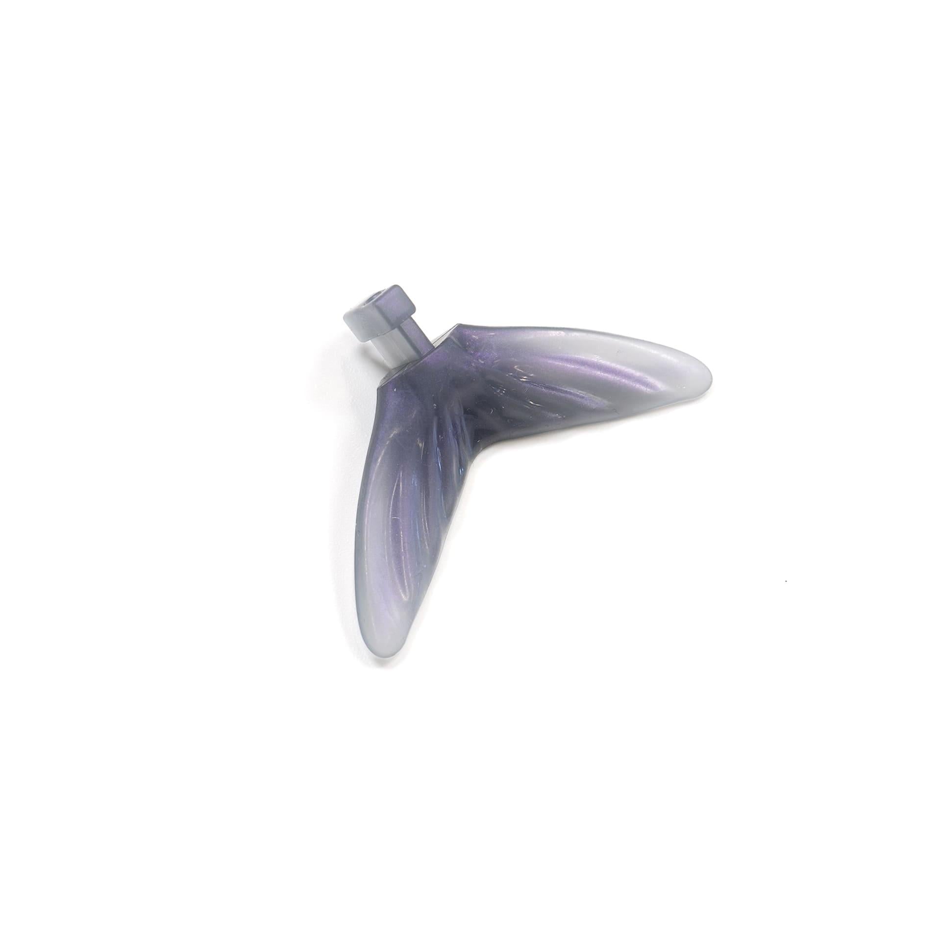 View of DRT Tiny Klash Transfer Extra Tail Mist Purple available at EZOKO Pike and Musky Shop