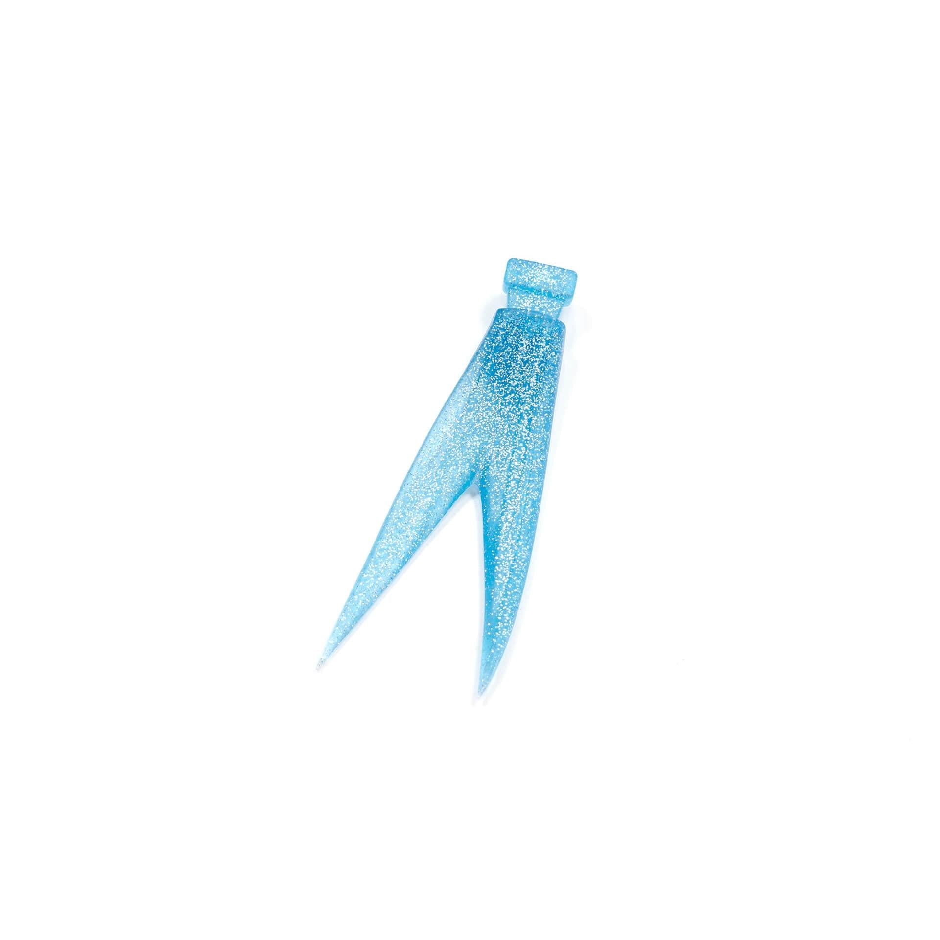 View of DRT Tiny Klash V Tail Extra Tail Bluemetal available at EZOKO Fishing