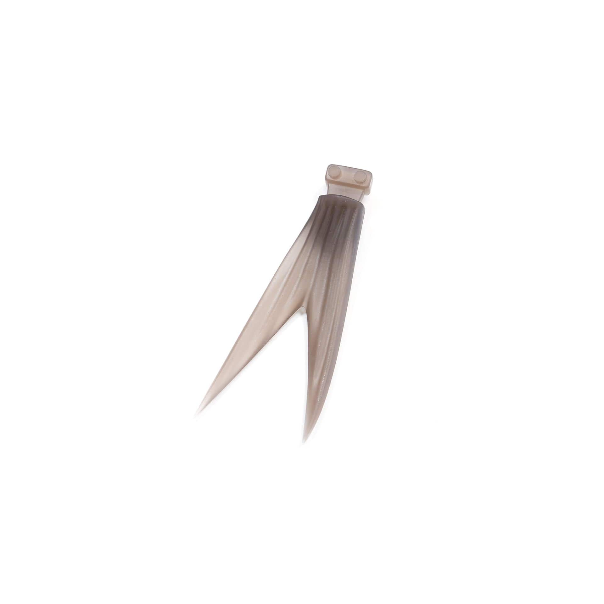 View of DRT Tiny Klash V Tail Extra Tail Brown available at EZOKO Fishing