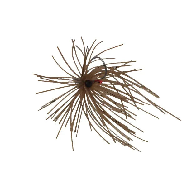 View of Dstyle D-Jig Cover 2.8g Green Pumpkin Pepper available at EZOKO Fishing