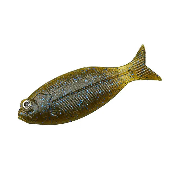 View of Dstyle GILLUULA 3.5" Green Pumpkin Blue Flake & Pepper available at EZOKO Fishing