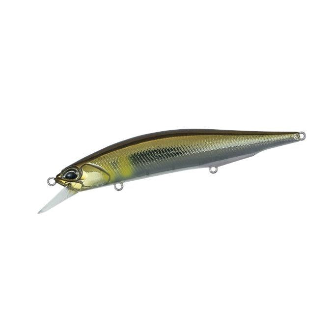 View of DUO Realis Jerkbait 110SP Half Mirror Ayu available at EZOKO Pike and Musky Shop