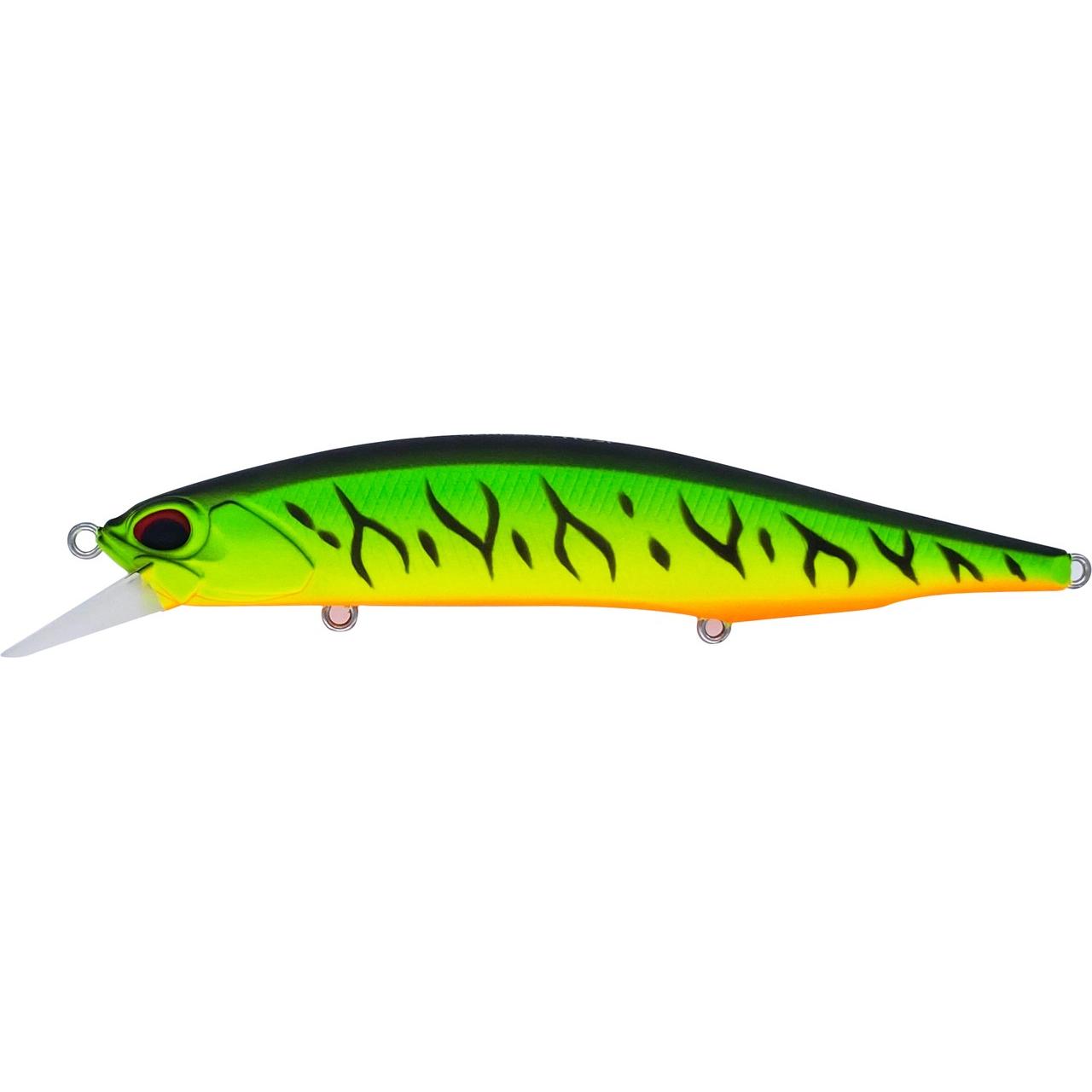 View of DUO Realis Jerkbait 110SP Matte Tiger available at EZOKO Pike and Musky Shop