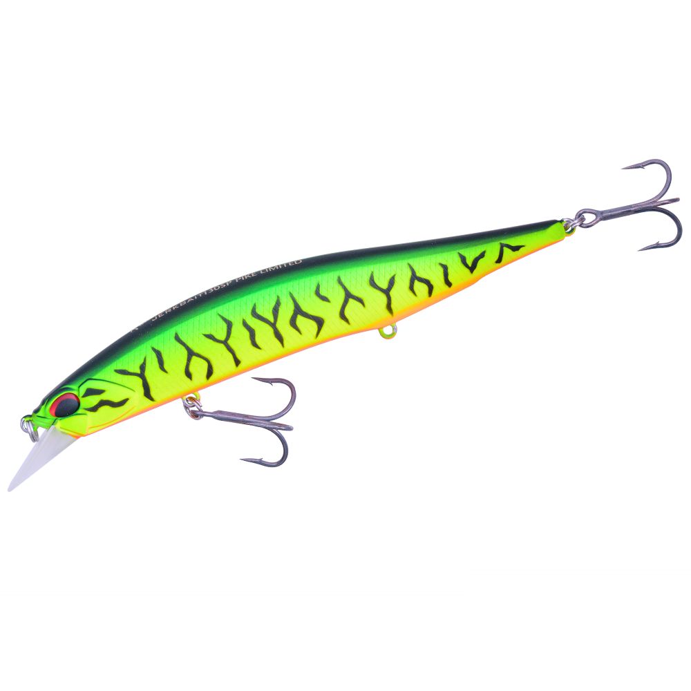 View of DUO Realis Jerkbait 130SP Pike Matte Tiger available at EZOKO Fishing