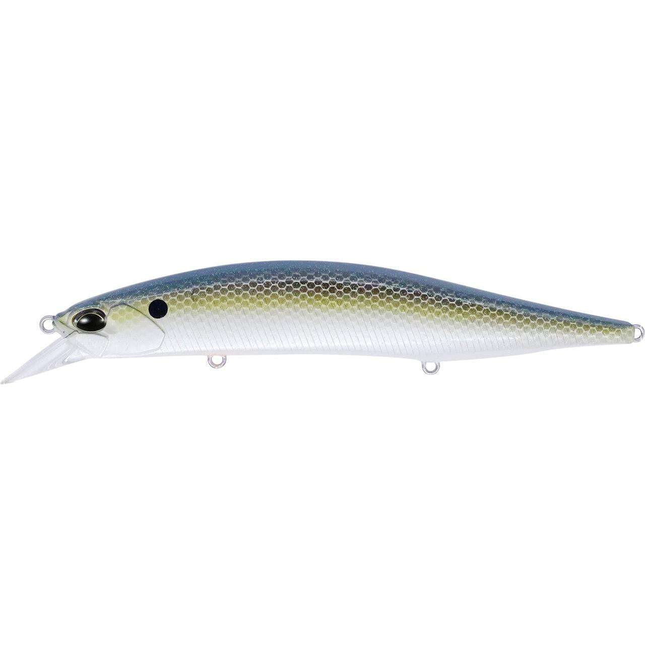 View of DUO Realis Jerkbait 130SP American Shad available at EZOKO Fishing