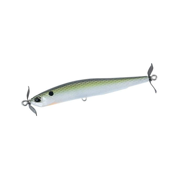 View of DUO Realis Spinbait 100 American Shad available at EZOKO Pike and Musky Shop