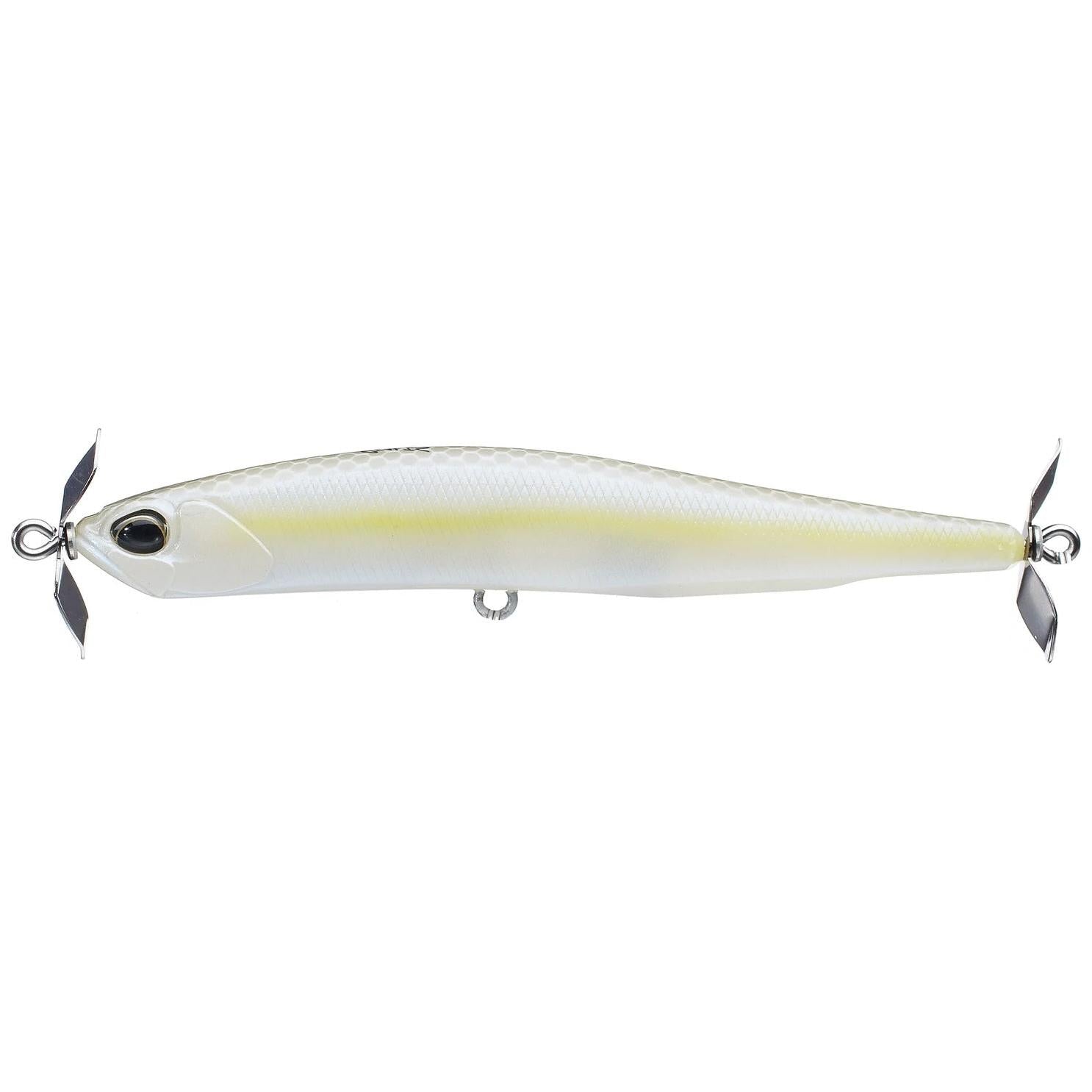 View of DUO Realis Spinbait 70 Chartreuse Shad available at EZOKO Fishing