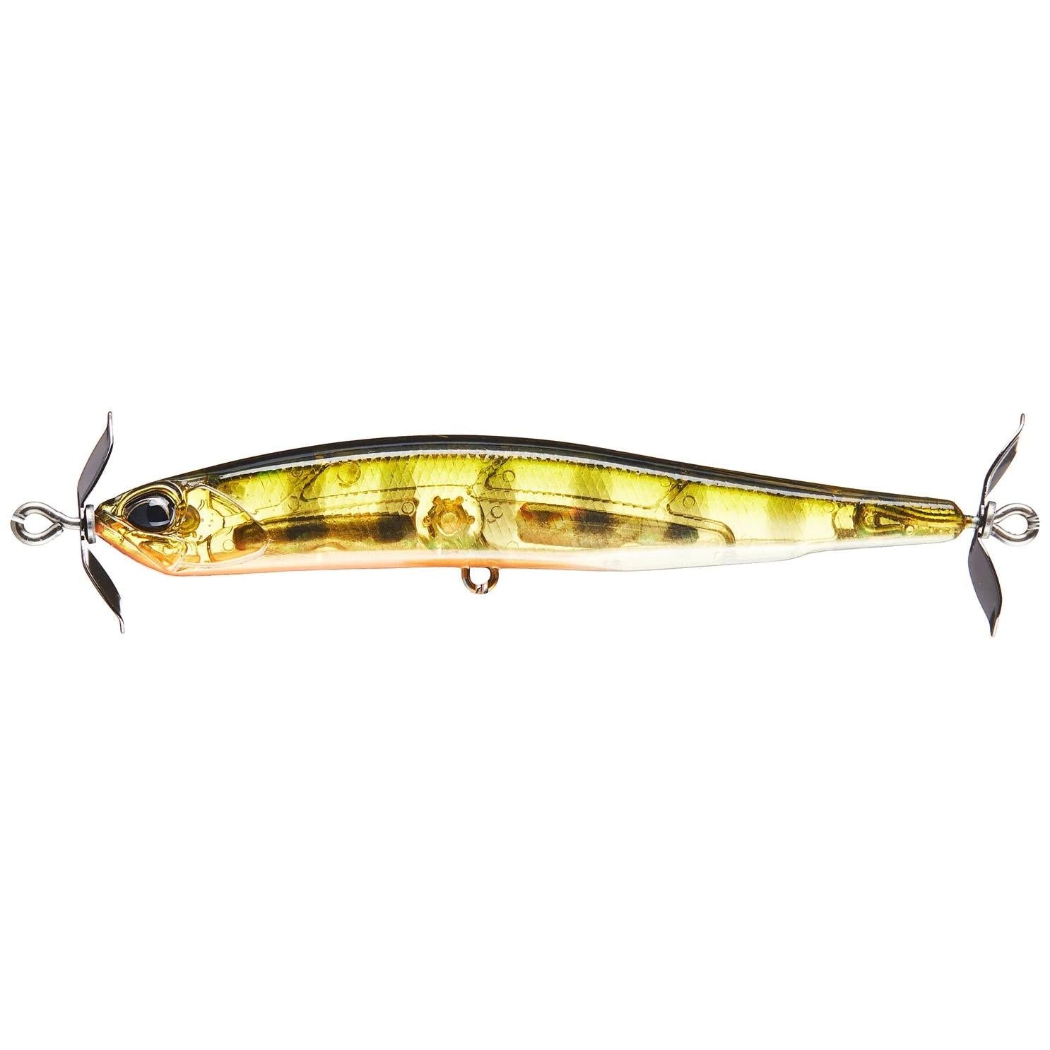 View of DUO Realis Spinbait 90 Ghost Gold Perch available at EZOKO Fishing