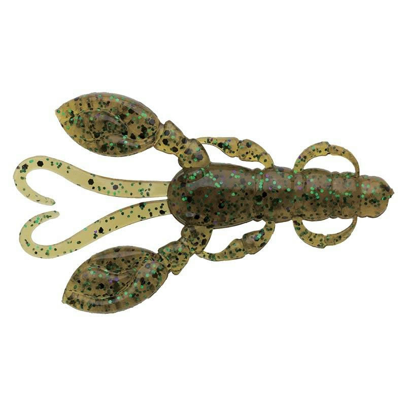 View of Craws Ecogear Rock Claw 2" Pumpkin Camouflage available at EZOKO Fishing