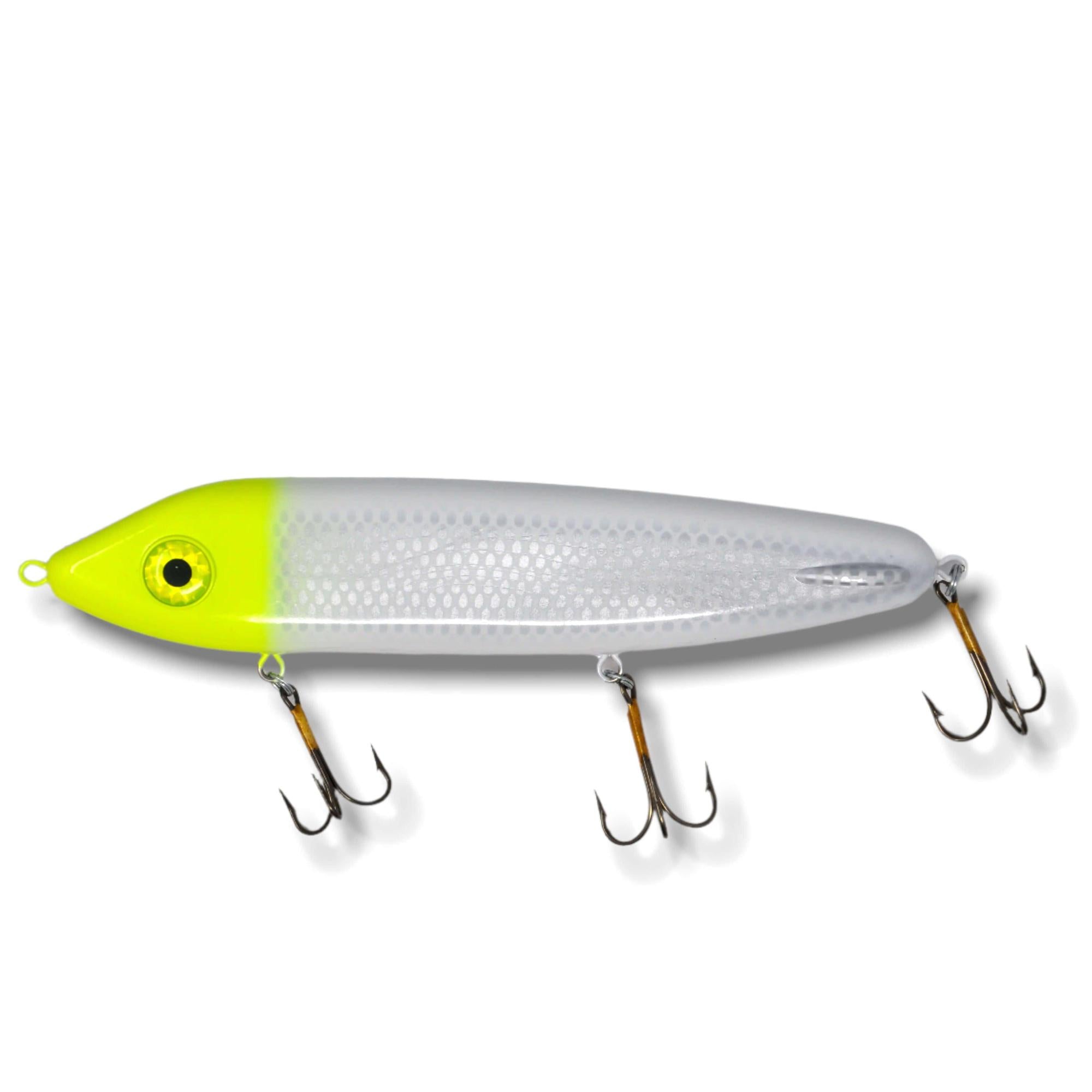 View of Jerk-Glide_Baits ERC Hell Hound 10'' Glide Bait Lemon Head available at EZOKO Fishing