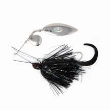View of Spinnerbaits Esox Assault Spinnerbait Colorado 1oz Black / Nickel available at EZOKO Pike and Musky Shop