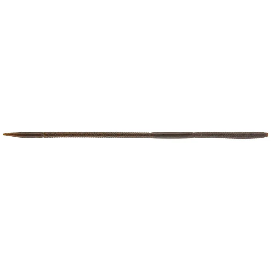 View of Worm Evergreen Bow Worm Noodel 12 in. Green Pumpkin available at EZOKO Fishing