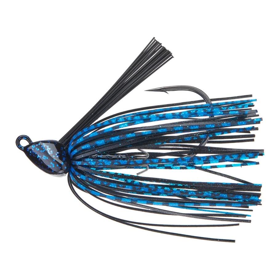 View of Swim Jig Evergreen Grass Ripper Swim Jig 3/4 OZ. Black Blue available at EZOKO Fishing