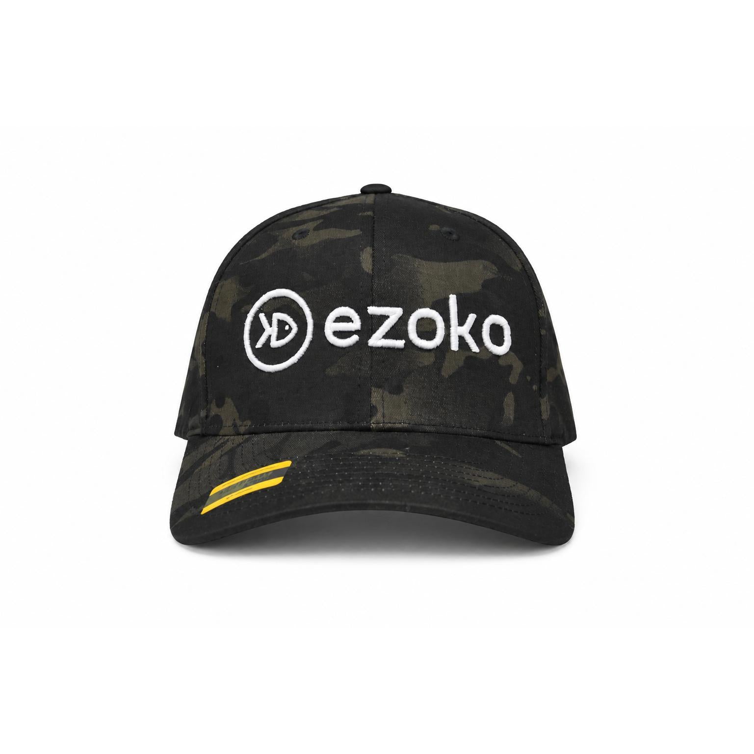 View of Hats Ezoko FLEXFIT Cap MultiCam Black 3D-Puff available at EZOKO Fishing