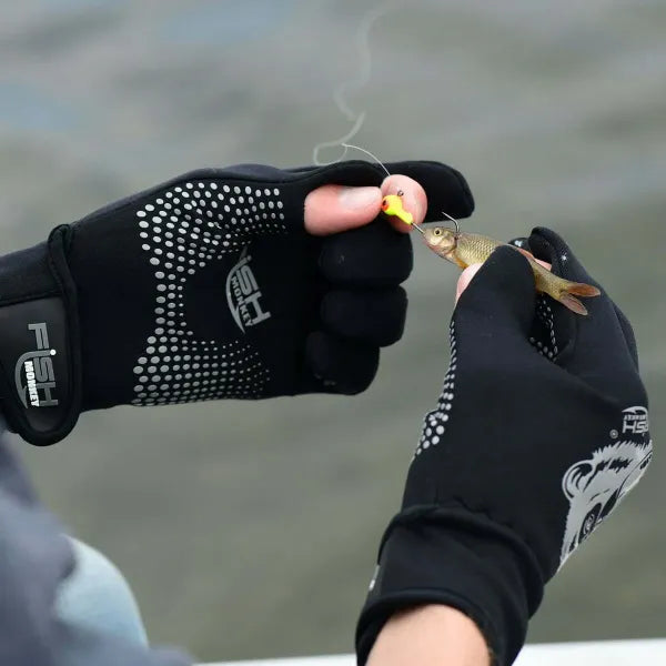 View of Fish Monkey The Blocker Fishing Gloves available at EZOKO Pike and Musky Shop