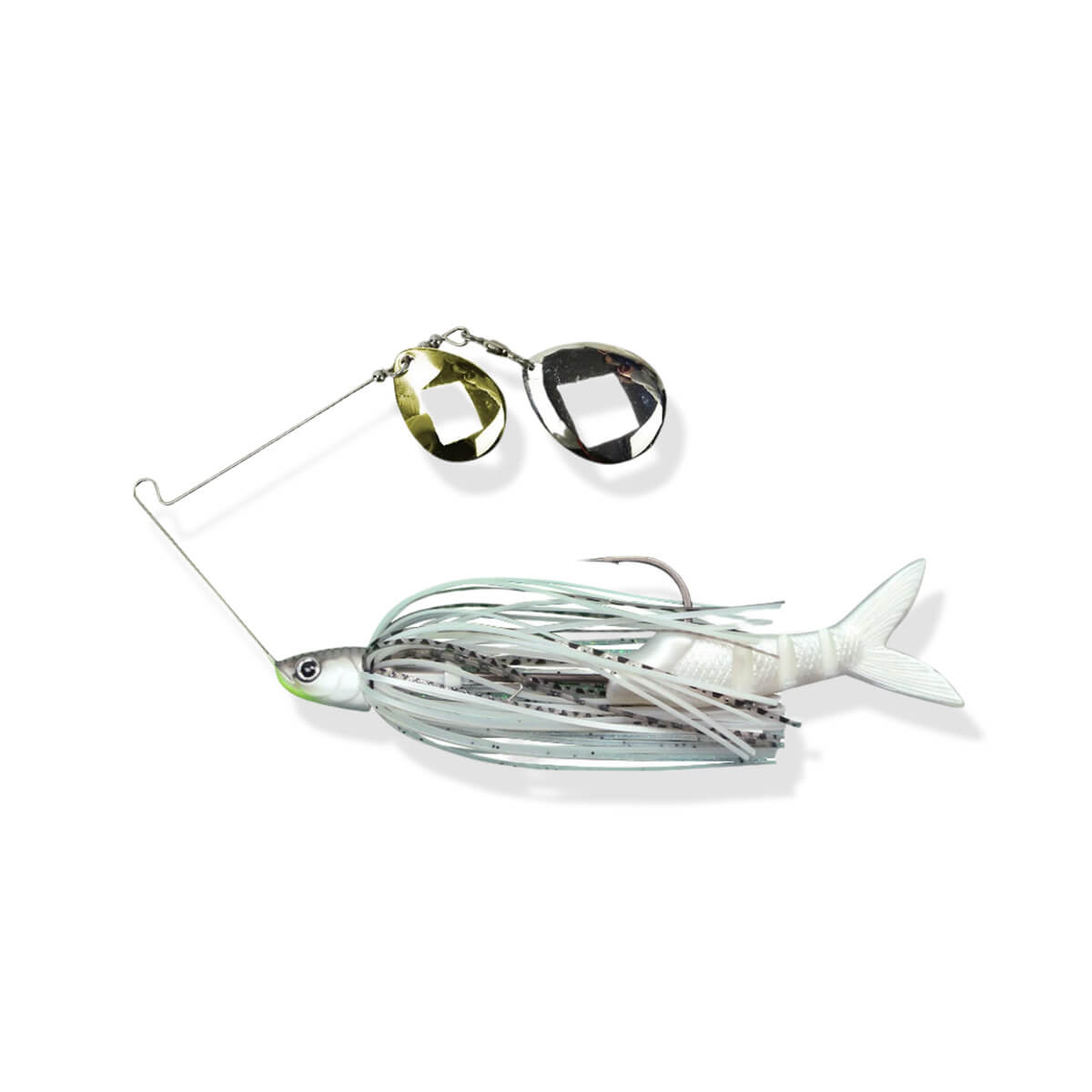 View of spinnerbaits FishLab Bio-Blade Double Colorado 3/8oz Shad available at EZOKO Fishing