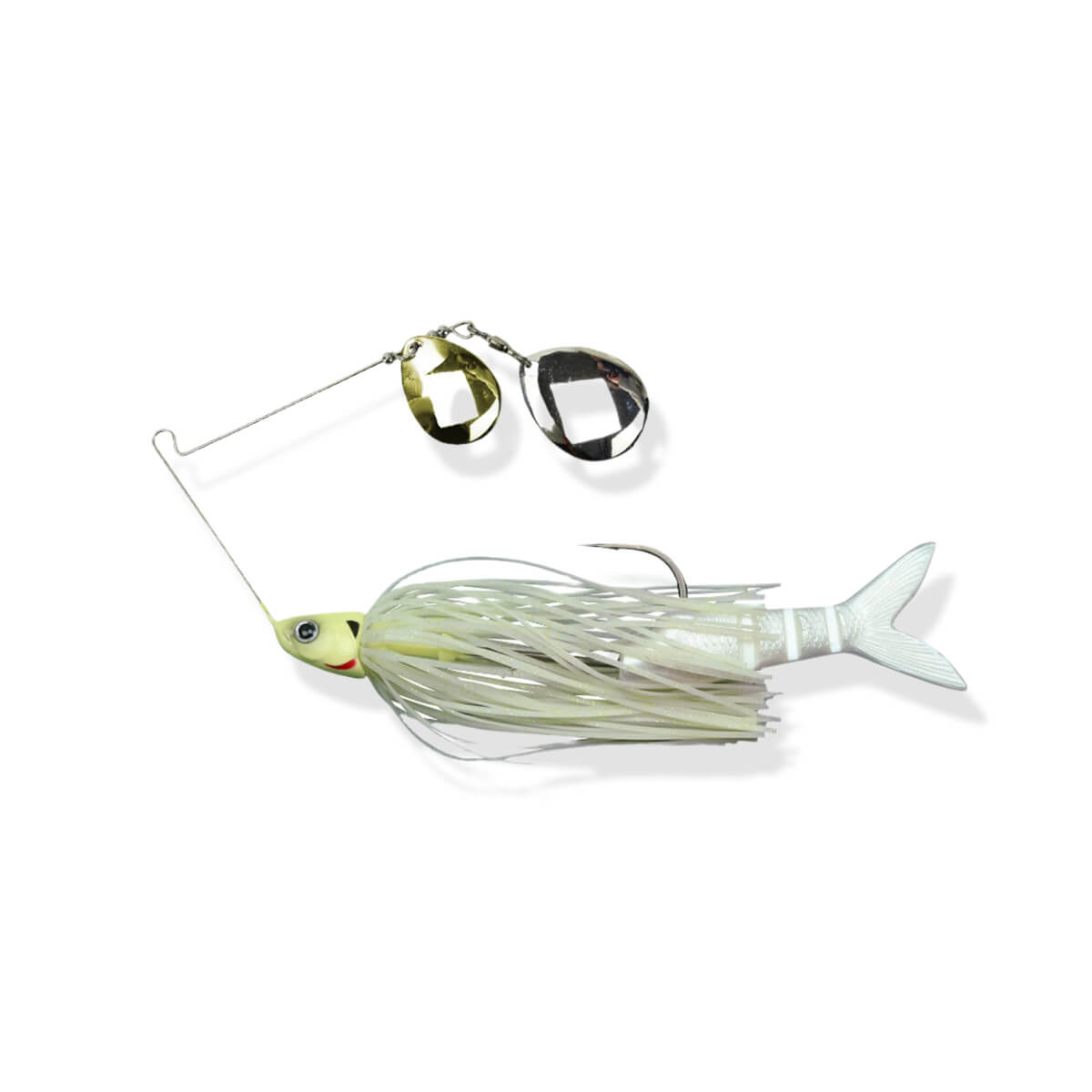 View of spinnerbaits FishLab Bio-Blade Double Colorado available at EZOKO Pike and Musky Shop