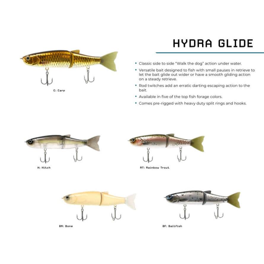 View of Glide Baits FishLab Hydra Glide Glide Bait 8" available at EZOKO Pike and Musky Shop