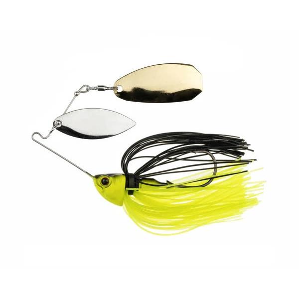 View of Spinnerbaits Freedom Speed Freak Compact 1/2oz Chartreuse Black available at EZOKO Fishing