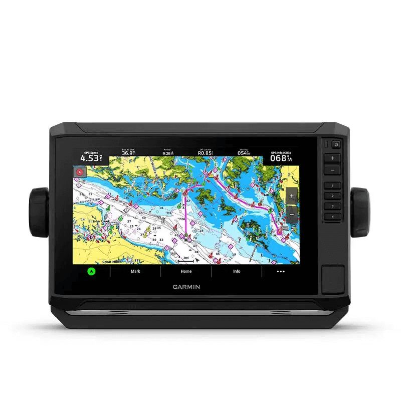 View of fish_finder Garmin ECHOMAP UHD2 95sv Canada Inland & Coastal (without transducer) available at EZOKO Pike and Musky Shop