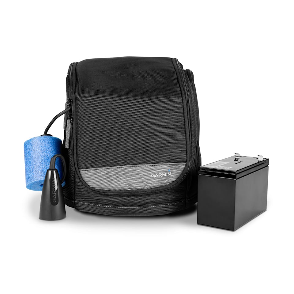 View of Garmin ECHOMAP™ UHD2 Keyed 5" Ice Fishing Bundle available at EZOKO Fishing