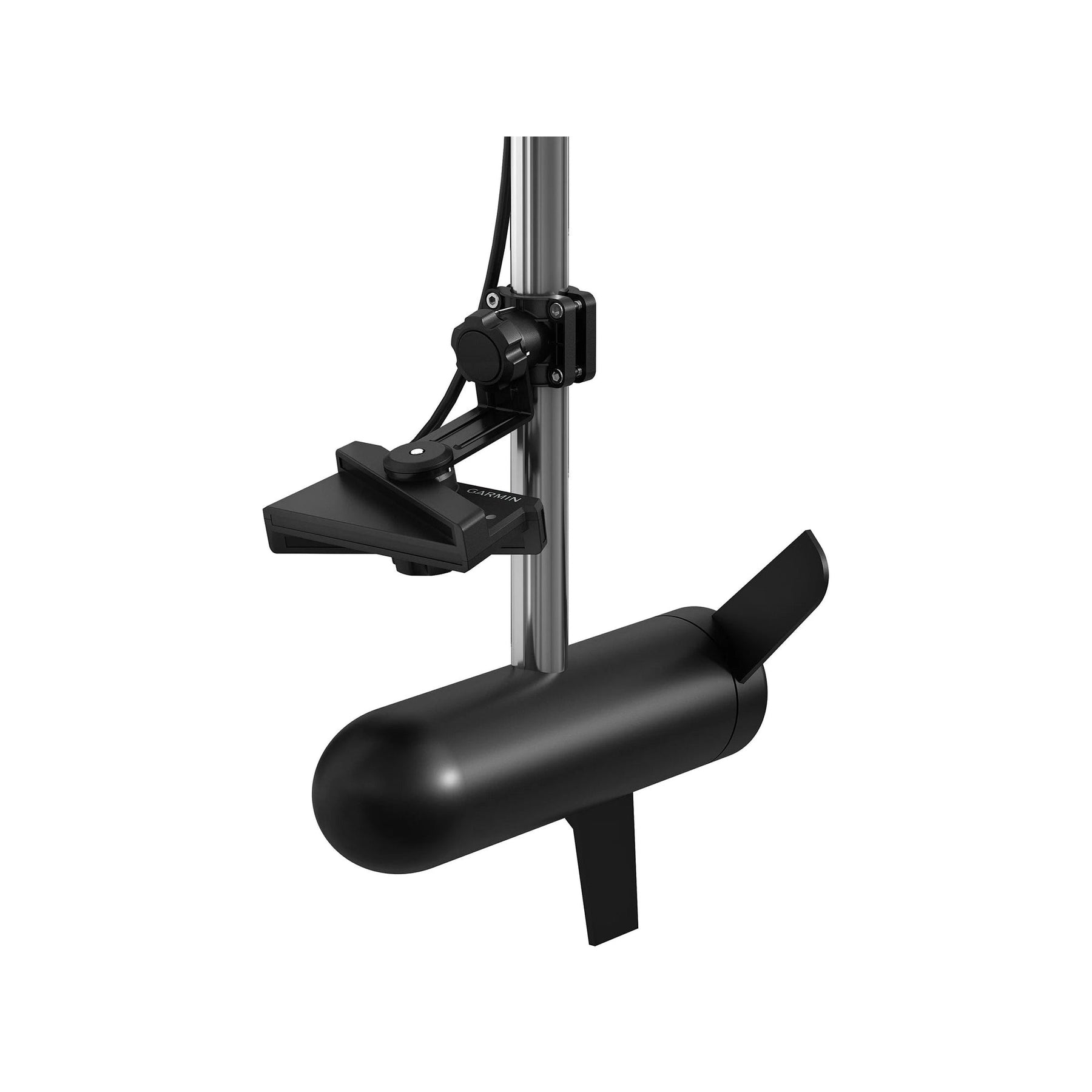 View of transducer Garmin LIVESCOPE Plus System with GLS 10 & LVS34 Transducer available at EZOKO Pike and Musky Shop