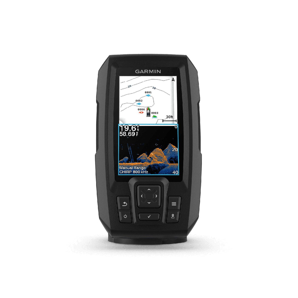 View of fish_finder Garmin STRIKER Vivid 4cv with GT20 TM Transducer available at EZOKO Pike and Musky Shop