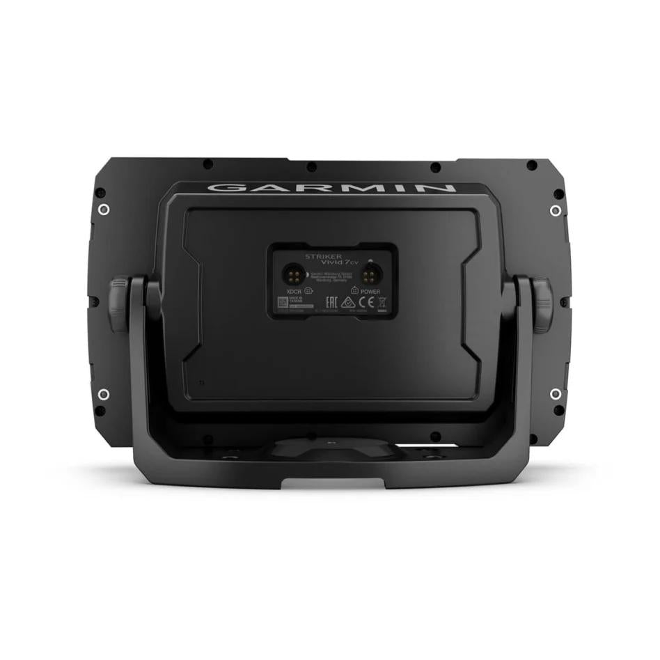 View of fish_finder Garmin Striker Vivid 7cv With GT20-TM Transducer available at EZOKO Pike and Musky Shop